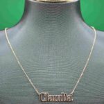 Dijes personalizados de oro amarillo 14K